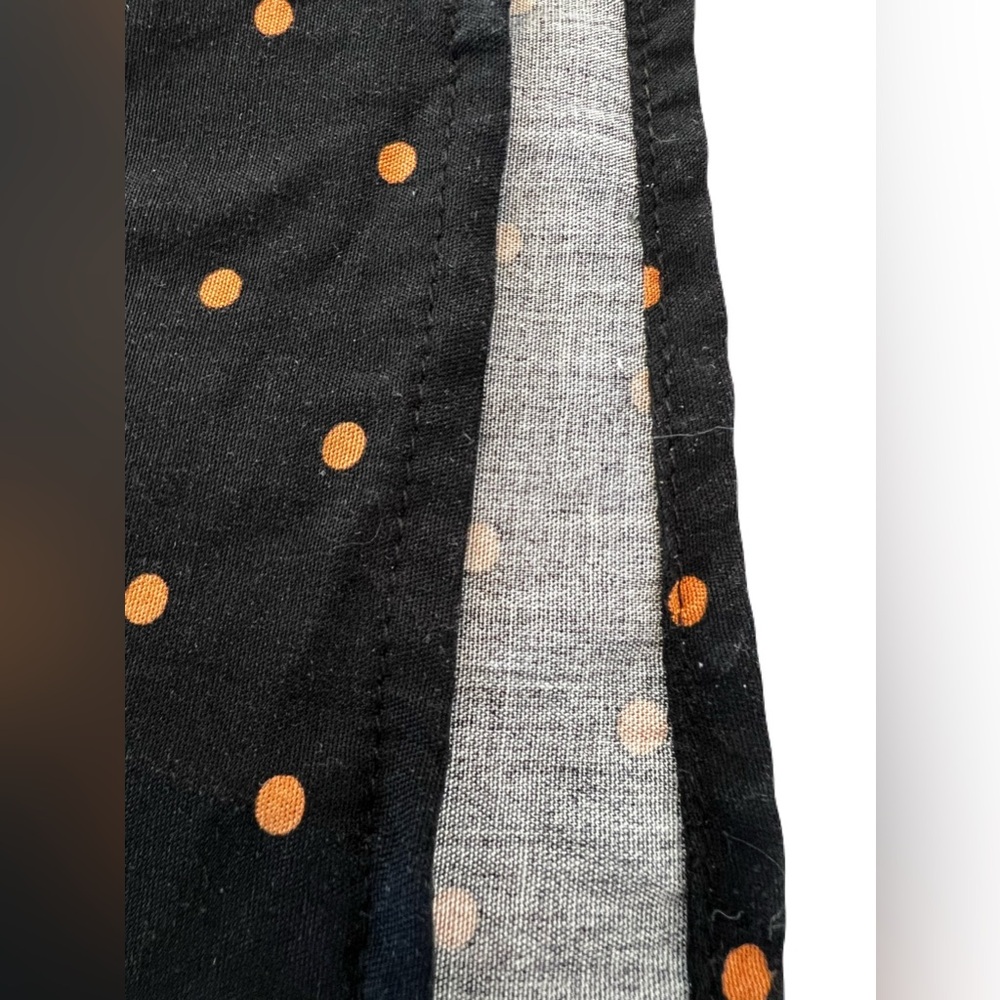 🆕 NWT Nordstrom Rack Black & Tan Dot Wide-Leg Pants 👖 Size 3X - Picture 5 of 8